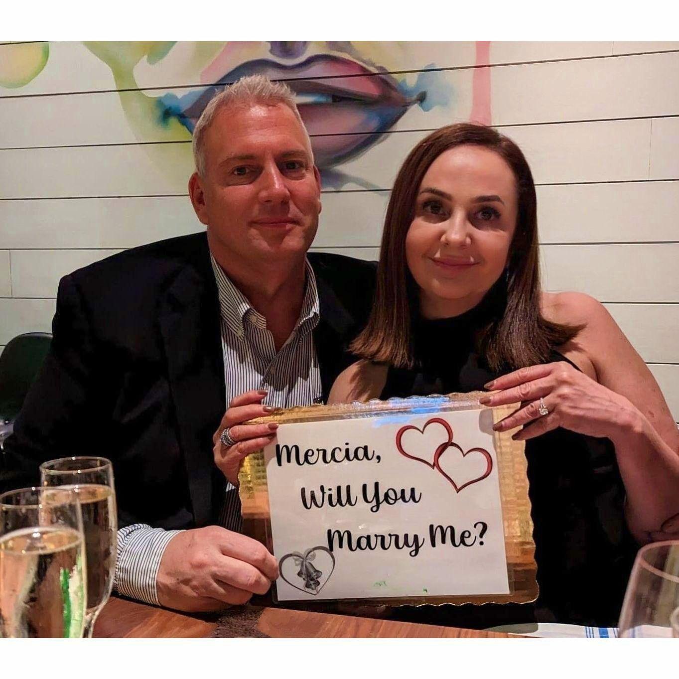 She said YES!!