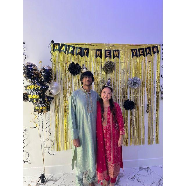 Our first New Year's Eve together.