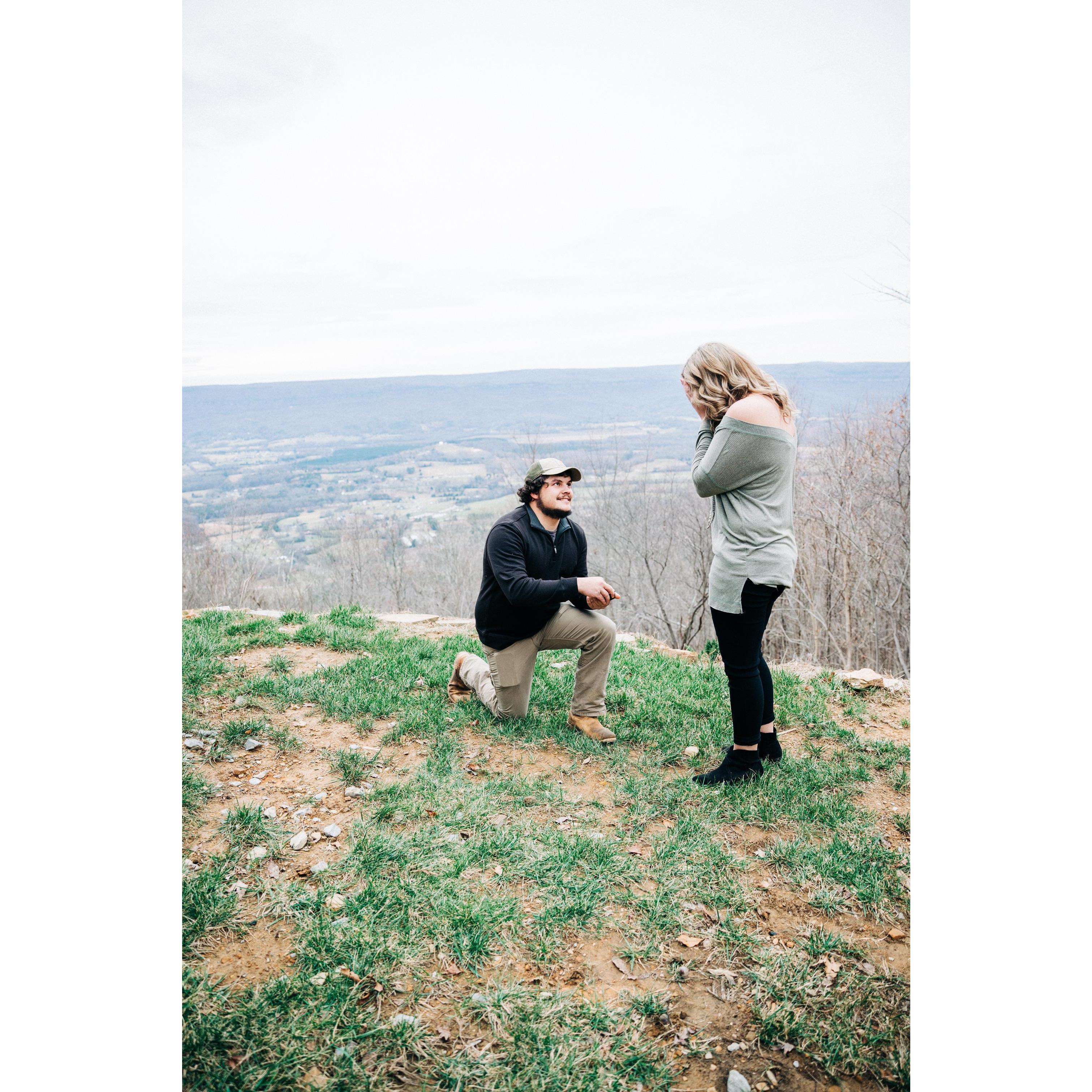 The day I got to say "YESSSS!" to becoming your wife!