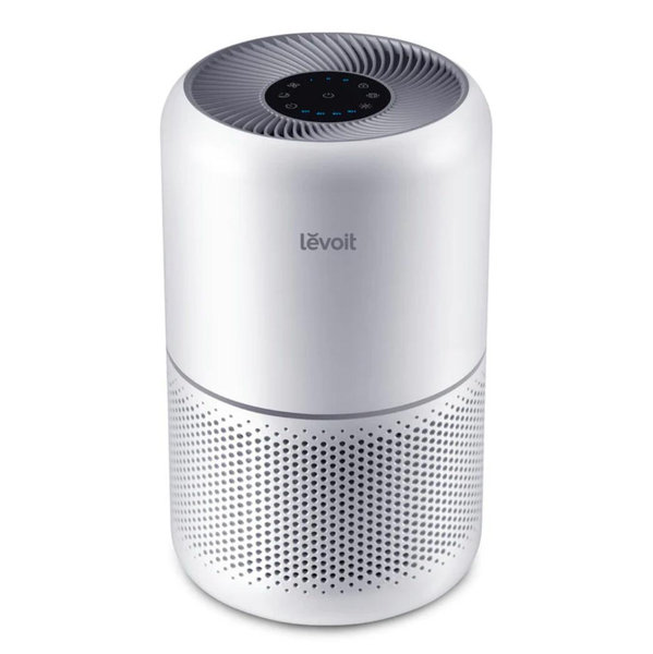 LEVOIT Air Purifier for Home Allergens Pet Hair in Bedroom, Covers Up to 1073 ft² by 56W High Torque Motor, AHAM VERIFIDE, 3-in-1 Filter with HEPA Sleep Mode, Remove Dust Smoke Odor, Core300-P, White
