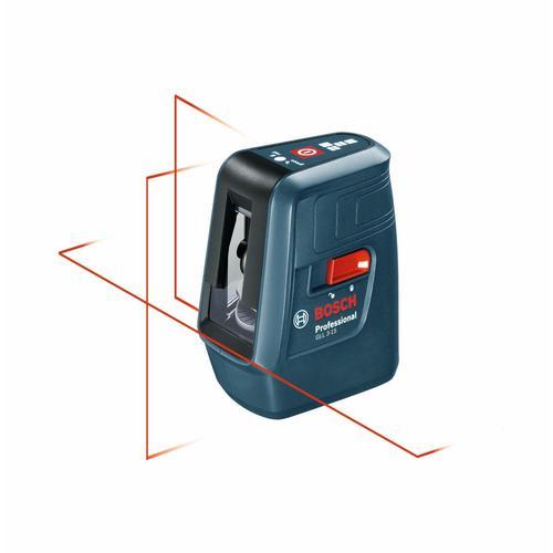 Bosch 3-Line 50-ft Red Beam Self-Leveling Line Generator Line Laser Level with Plumb Points