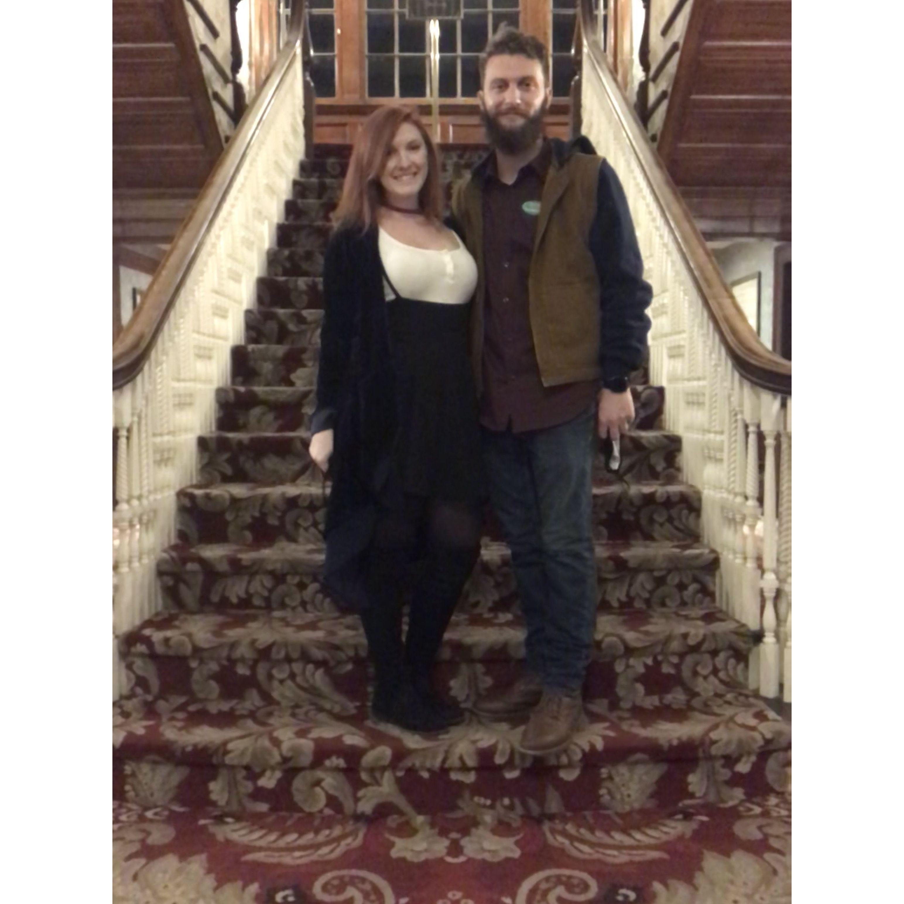 Staying at the Stanley Hotel where Stephen King wrote the Shining