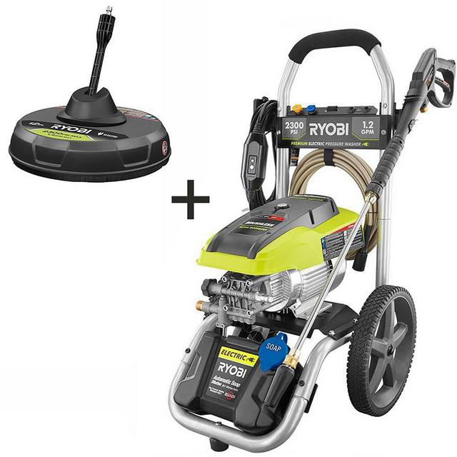 2,300 PSI 1.2 GPM High Performance Electric Pressure Washer with 12 in. Surface Cleaner
