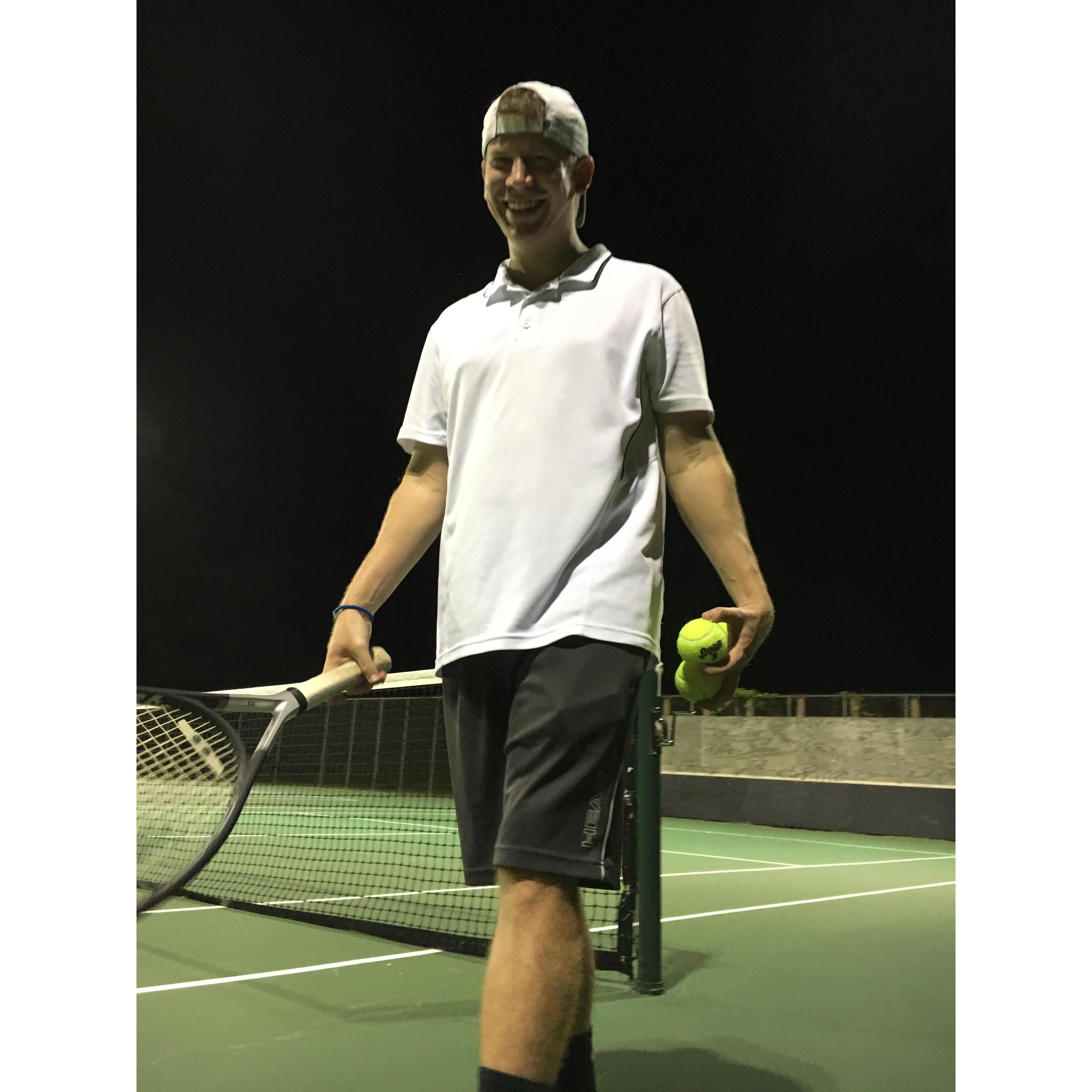 Wannabe tennis pro ;)