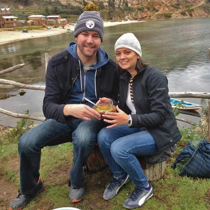 Early morning in Lake Titicaca, a fellow fisherman invited us to his home for some ispi (fish) soup.