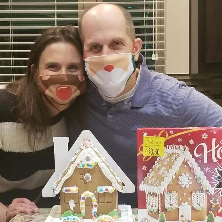 COVID-19 pandemic sucked, but we had fun with these Christmas masks!!