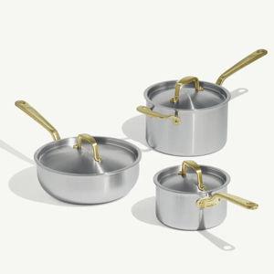 The Stainless Saucepan Set | Made In