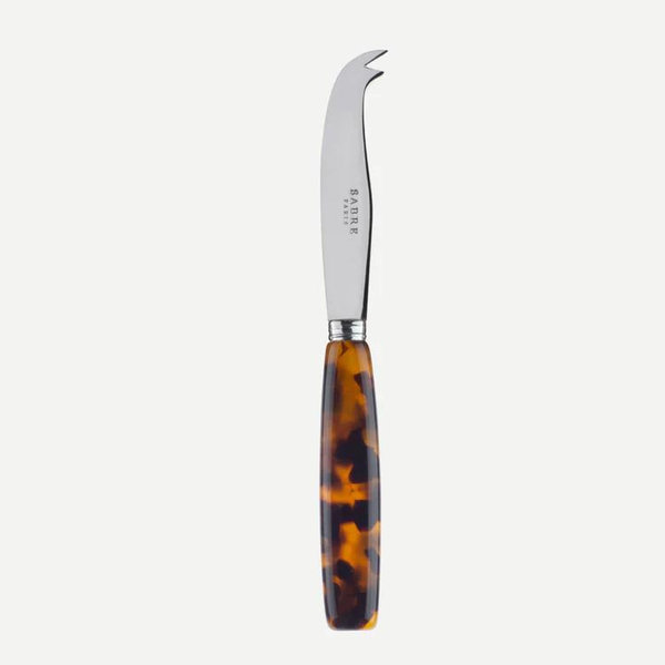Sabre Cheese Knife Small - Djembe, Faux Tortoise