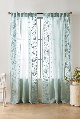 Embroidered Manette Curtain