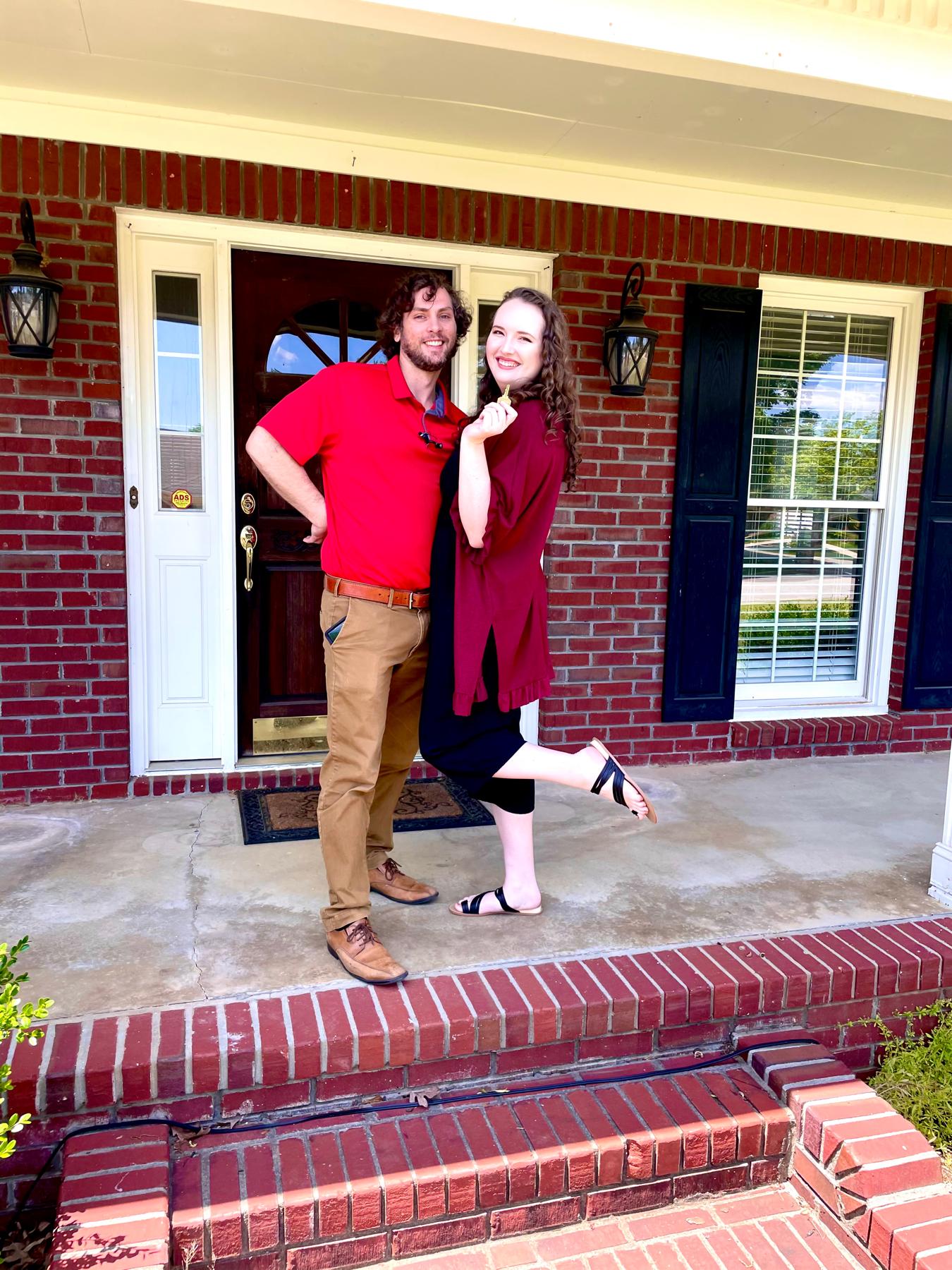 Enjoying our first house together! May 2021