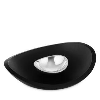 Nambé Braid Noir Chip & Dip Bowl - 100% Exclusive