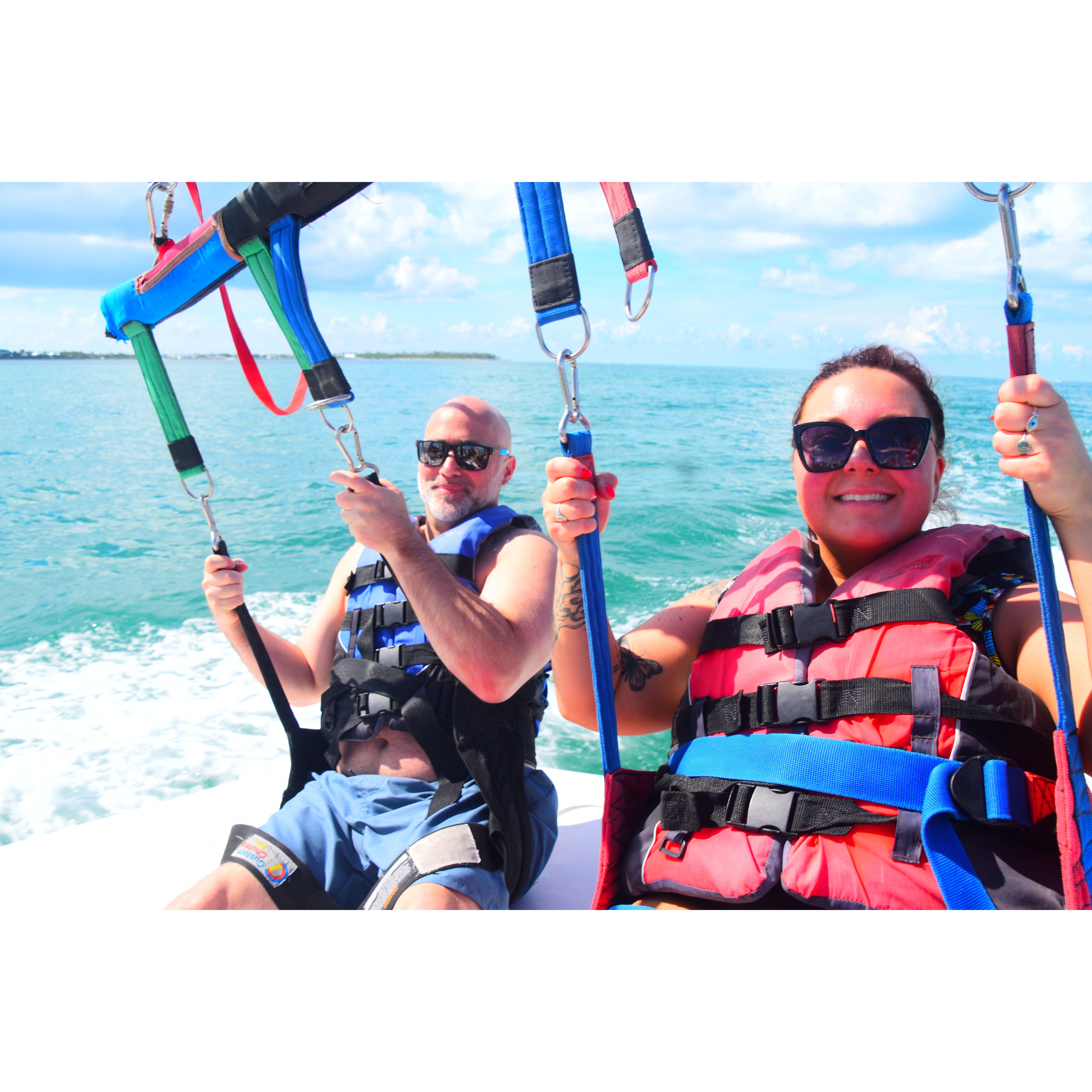 Parasailing in Key West <3