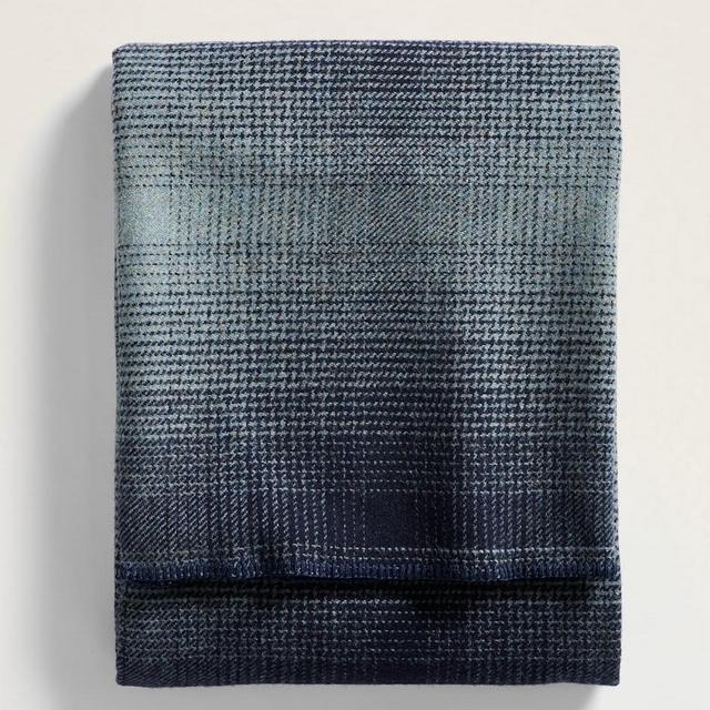Pendleton Wool Ombre Blanket : Shale / Navy in Full / Queen
