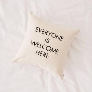 UO Community Cares + Housing Works Everyone Is Welcome Pillow
