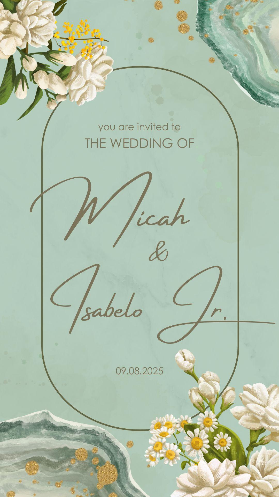 The Wedding Website of Micah Salem and Isabelo Elviña Jr.
