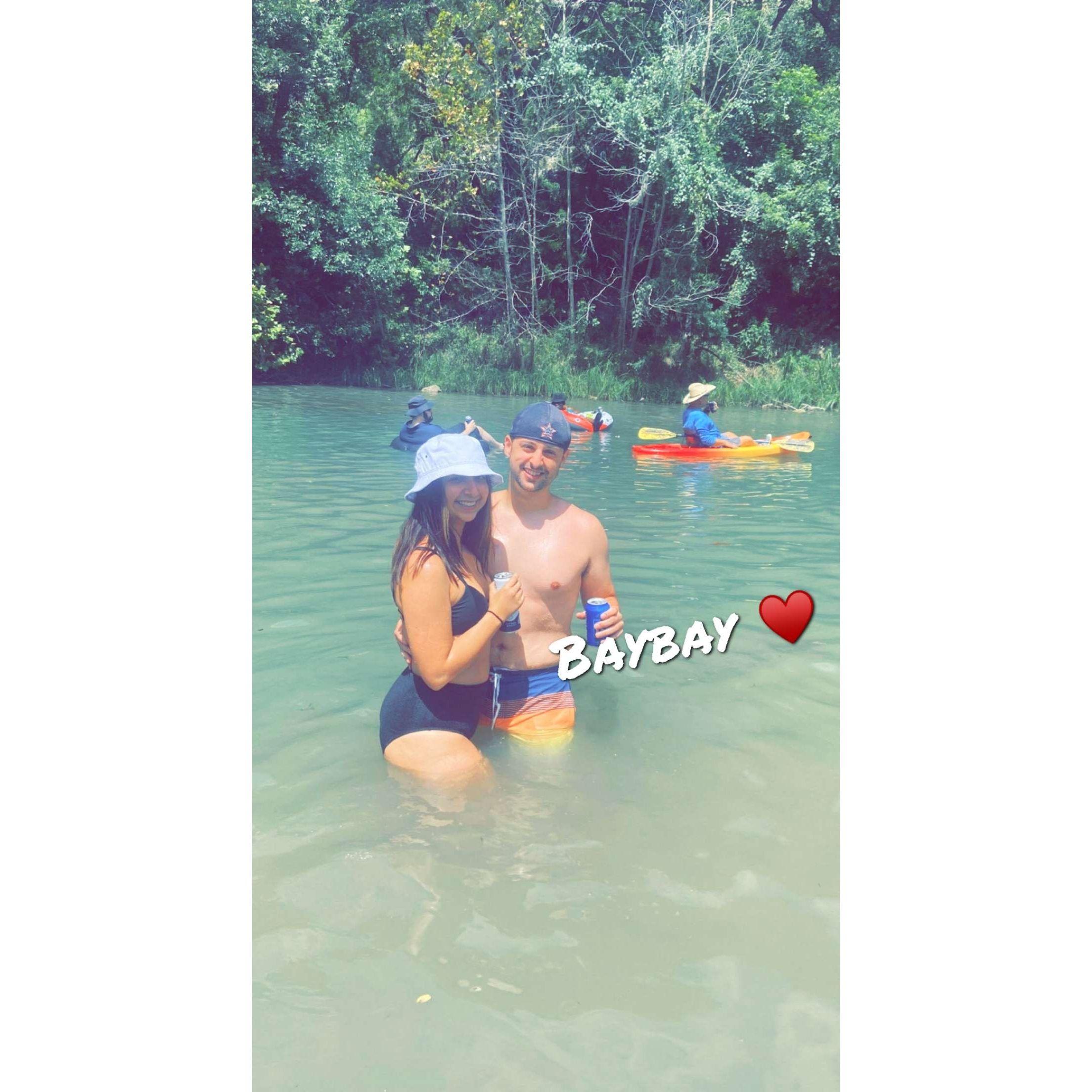 Our first river trip together!