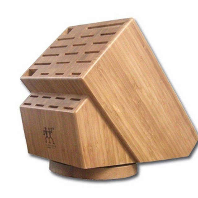 Zwilling J.A. Henckels 26-Slot Bamboo Swivel Knife Block