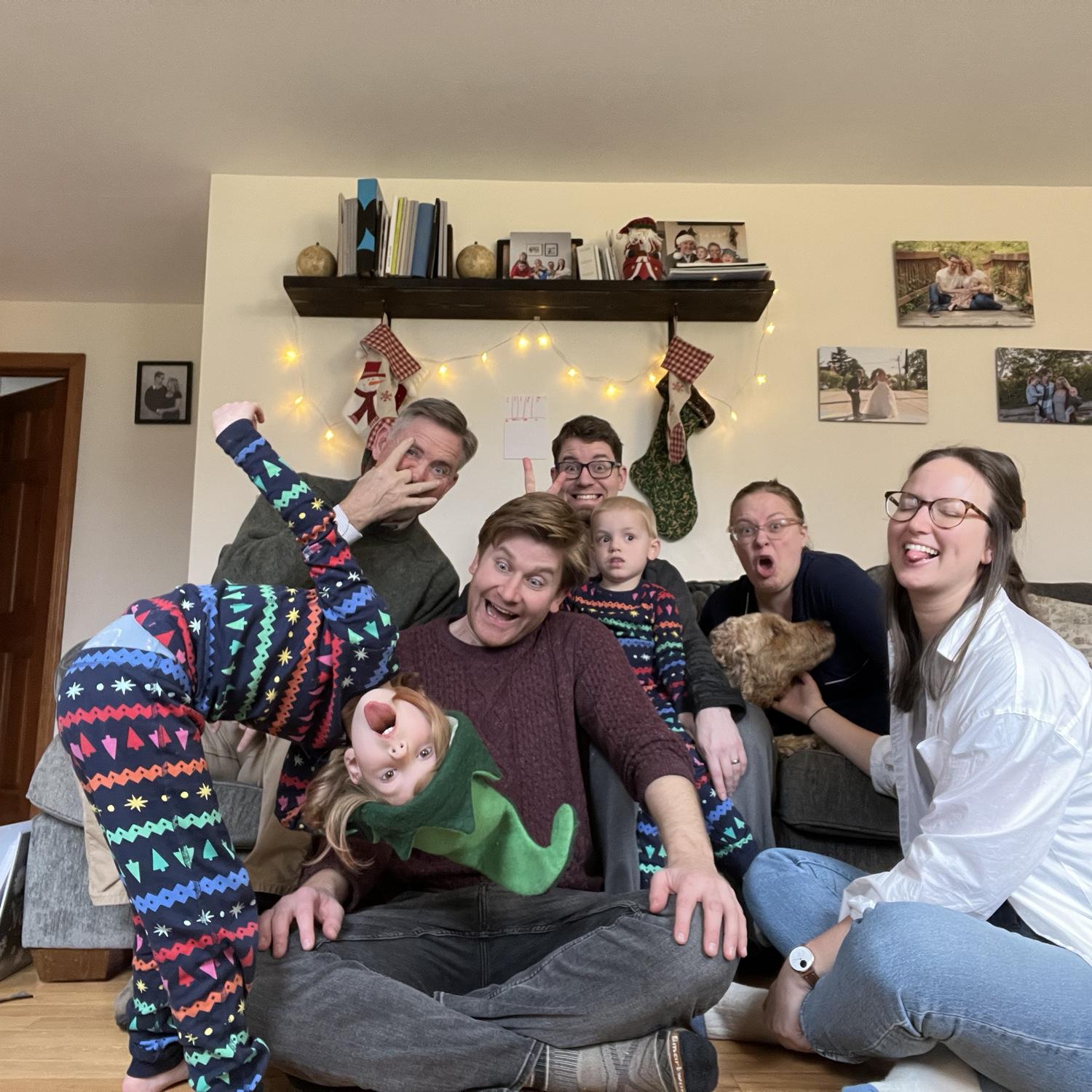 Christmas morning with the Thoen clan! 2023