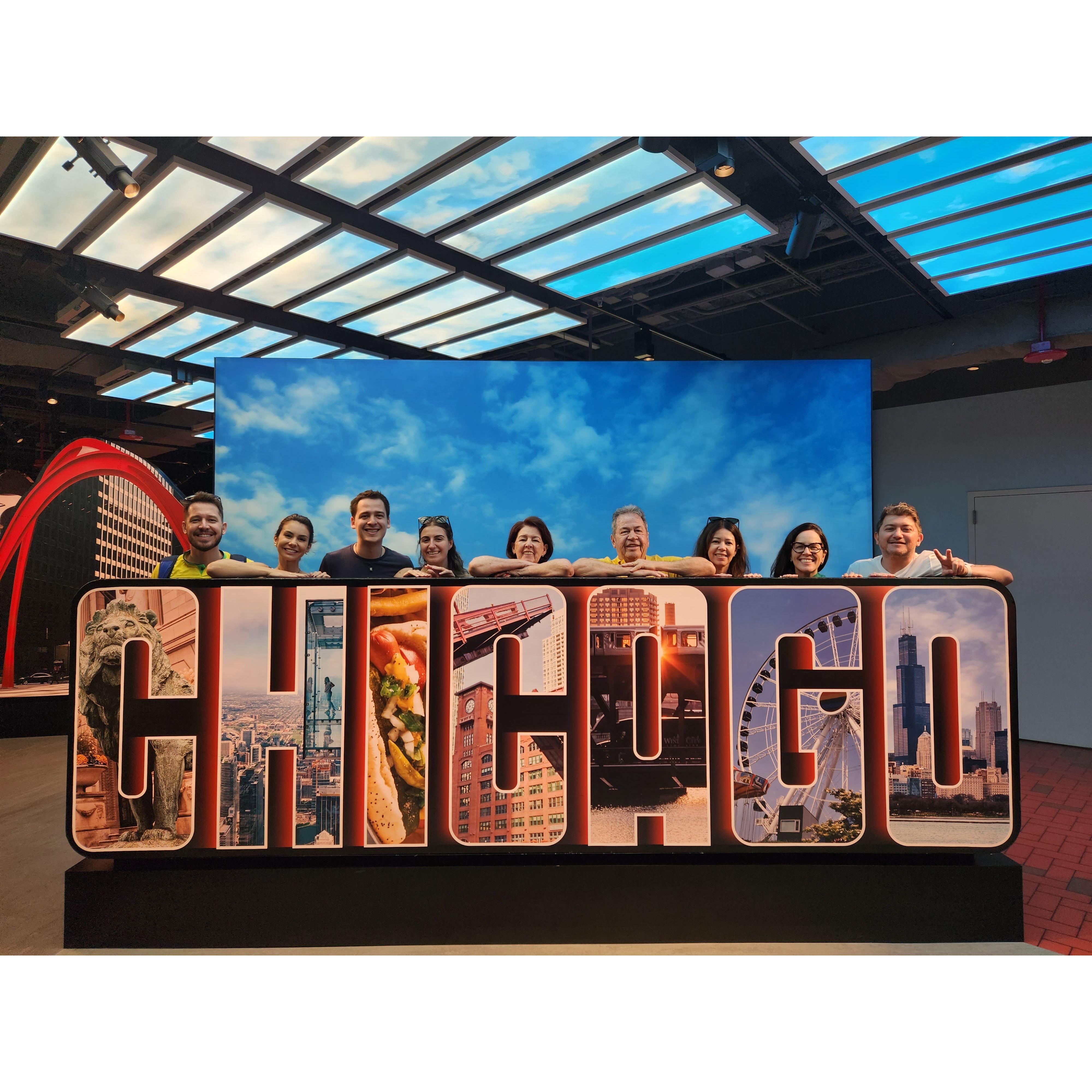August 2023 - Visiting Chicago with Pedro's family