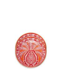 Dessert Plates Set Of 2 Big Pineapple Arancio in Porcelain