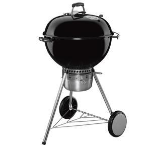 22 in. Master-Touch Charcoal Grill in Black with Built-In Thermometer