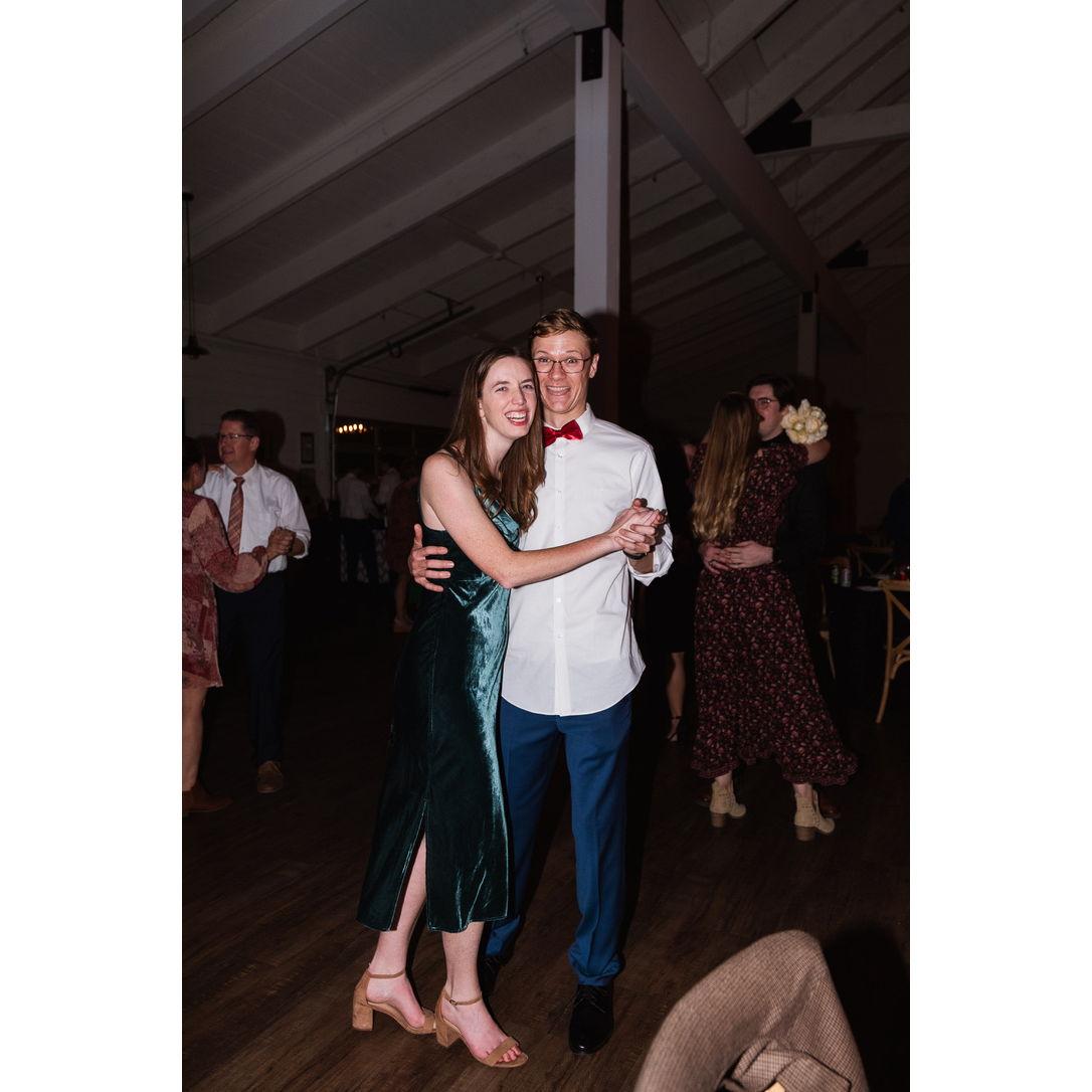 Our first wedding together!