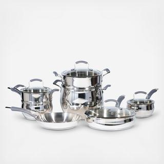 11-Piece Stainless Cookware Set