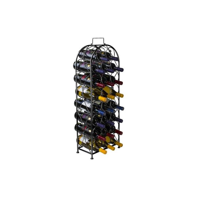 Sorbus 23-Bottle Bordeaux Chateau Wine Rack - Elegant Storage, Timeless Style, Optimal Freshness for Your Wine Collection