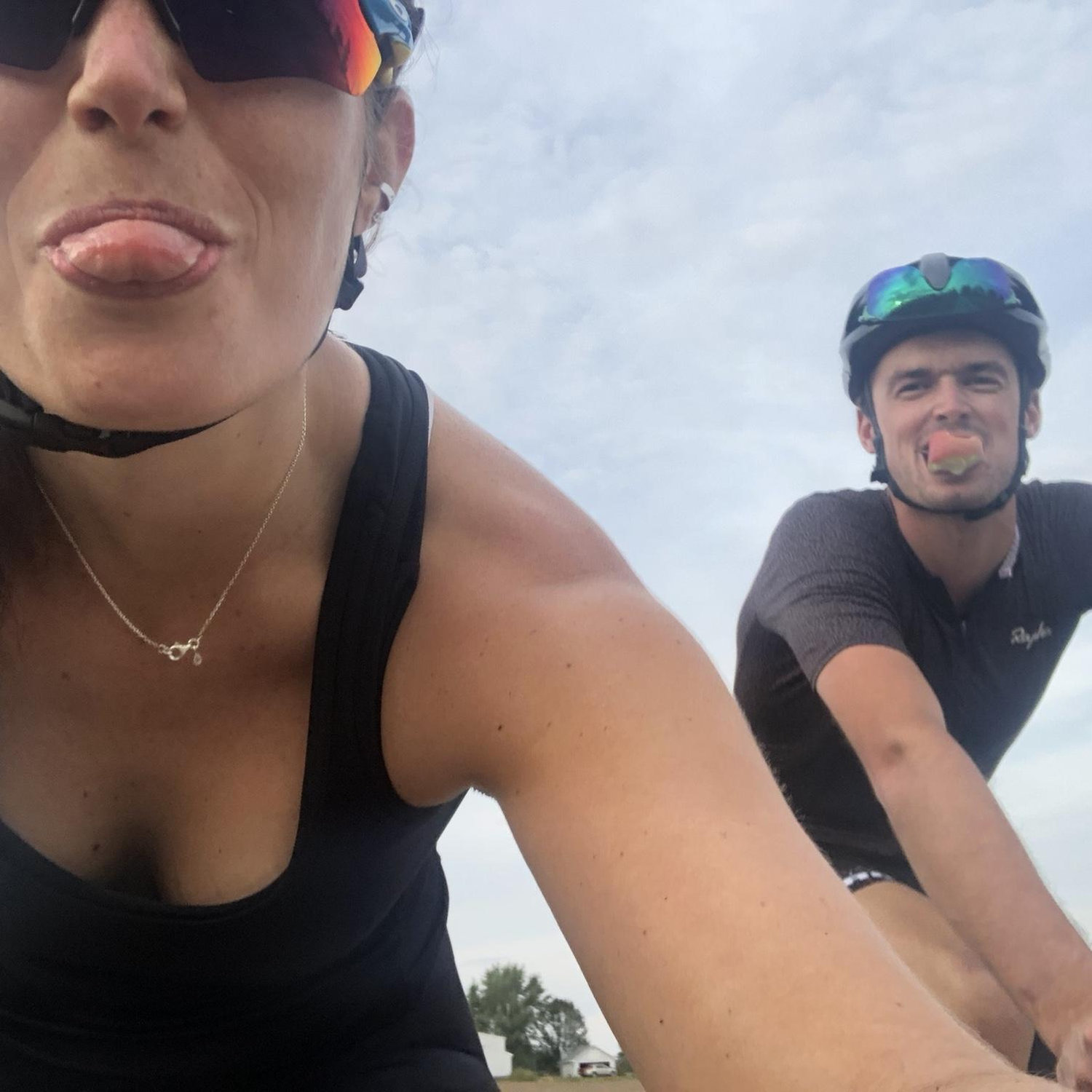 Our first picture together in 2018 taken just a week before our October 8th anniversary.