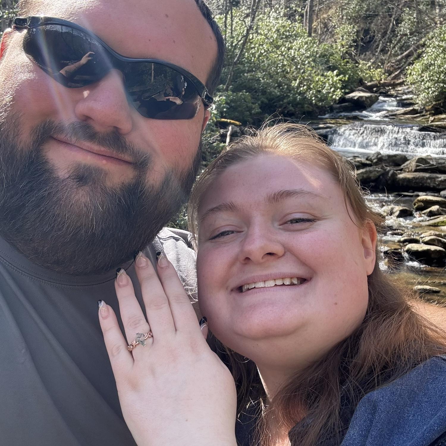Right after our engagement in The Great Smoky Mountains National Park!