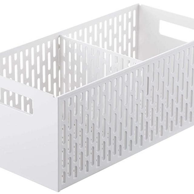 YAMAZAKI home Stacking Fruit Vegetable Basket, One Size, White