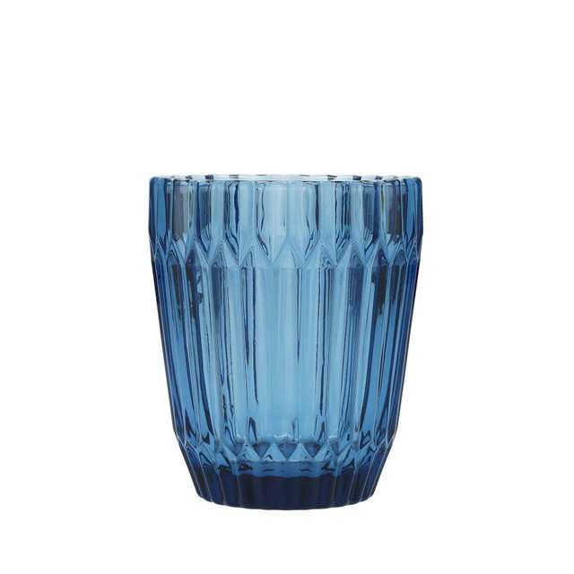 Archie Short Drinking Glass, Cornflower, Set of 6