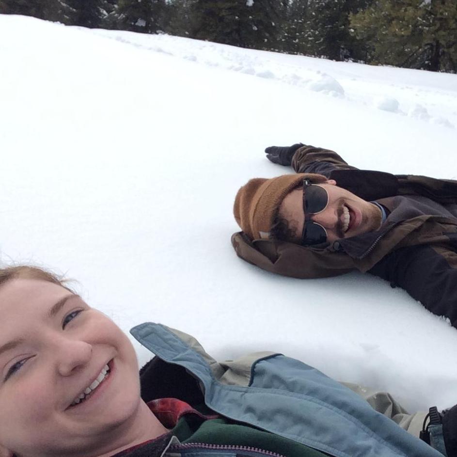 It may be California but we still have snow!