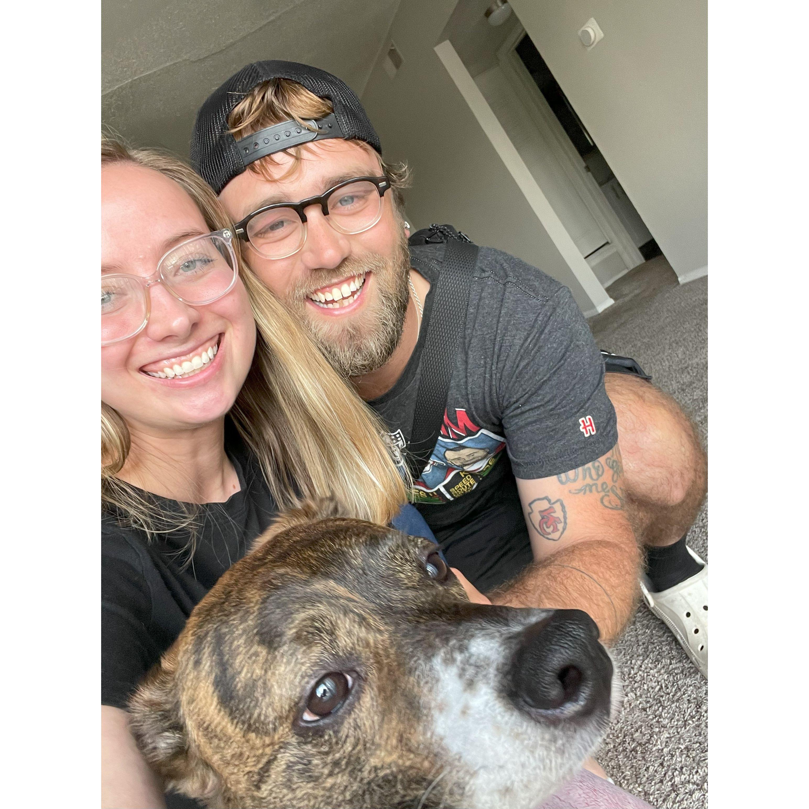 May 17, 2024 - move-in day at our second home together
