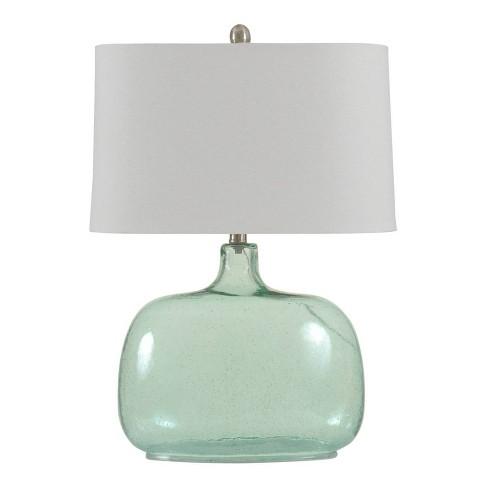 Table Lamp Teal Nights (Includes Light Bulb) - StyleCraft