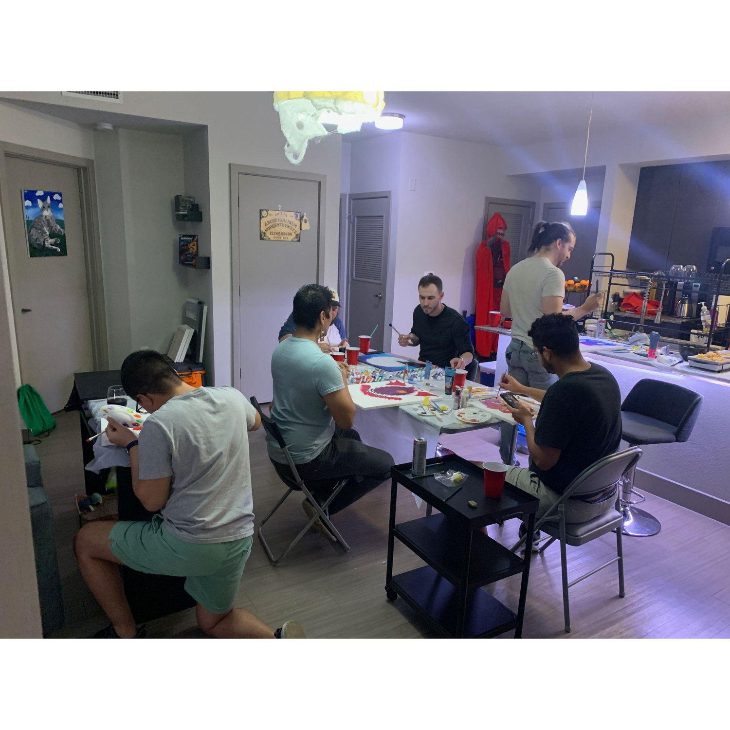 We can be fancy on art nights
