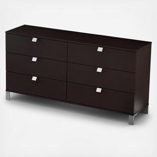 Spark 6-Drawer Double Dresser