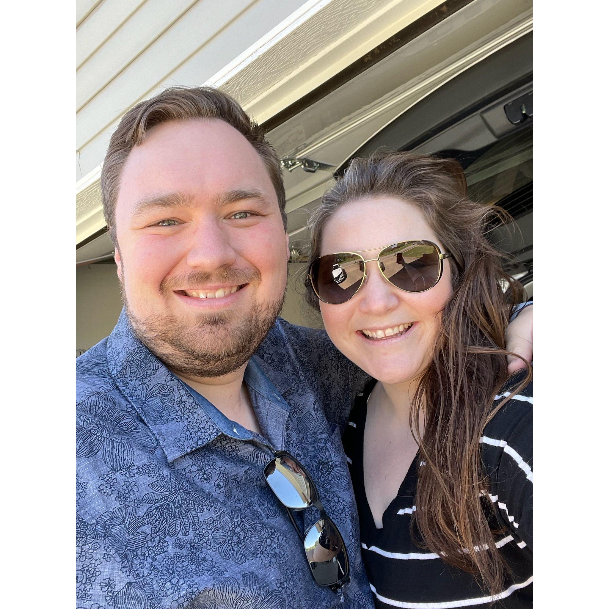 Our first photo we took together!