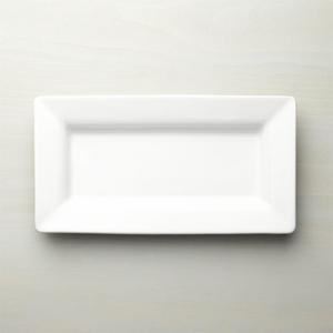 Italian White Ceramic Small Platter
