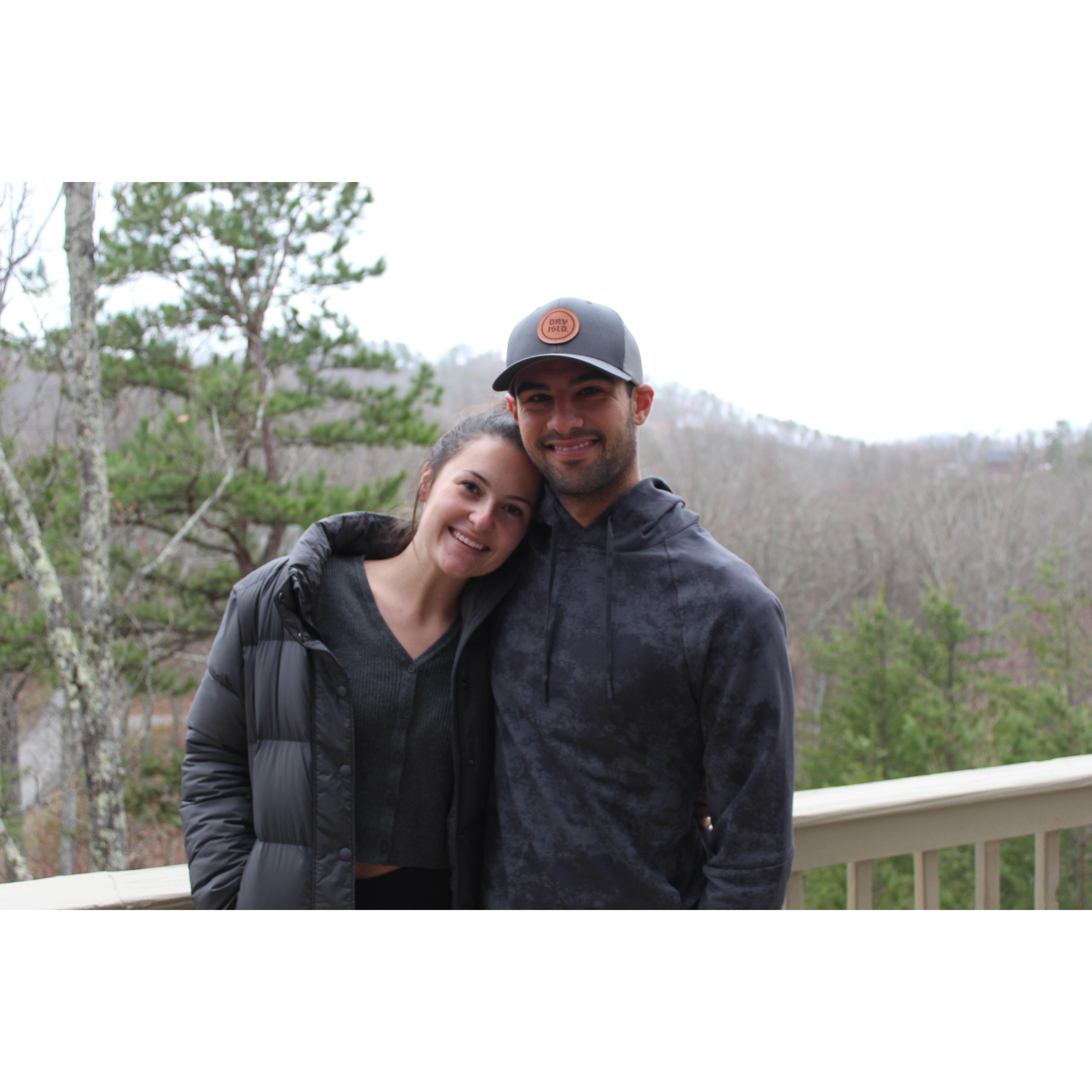 In Sevierville on a trip to Dollywood. Long distance is hard but we sure did go a lot of places together!