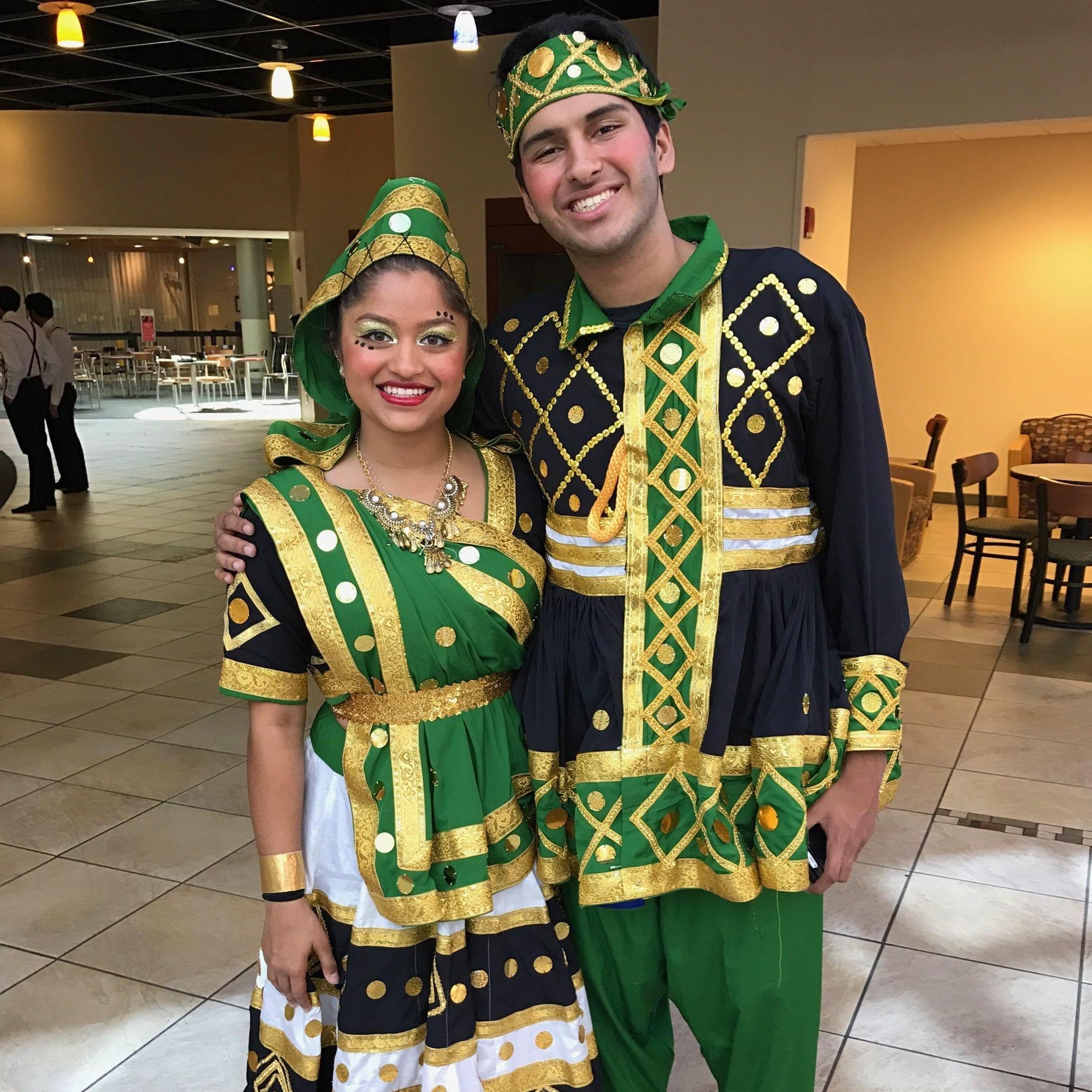 Bhavik and Suhani ended up attending the same college. This photo is from their freshman year when they were members of the Georgia Tech Garba/Raas team.