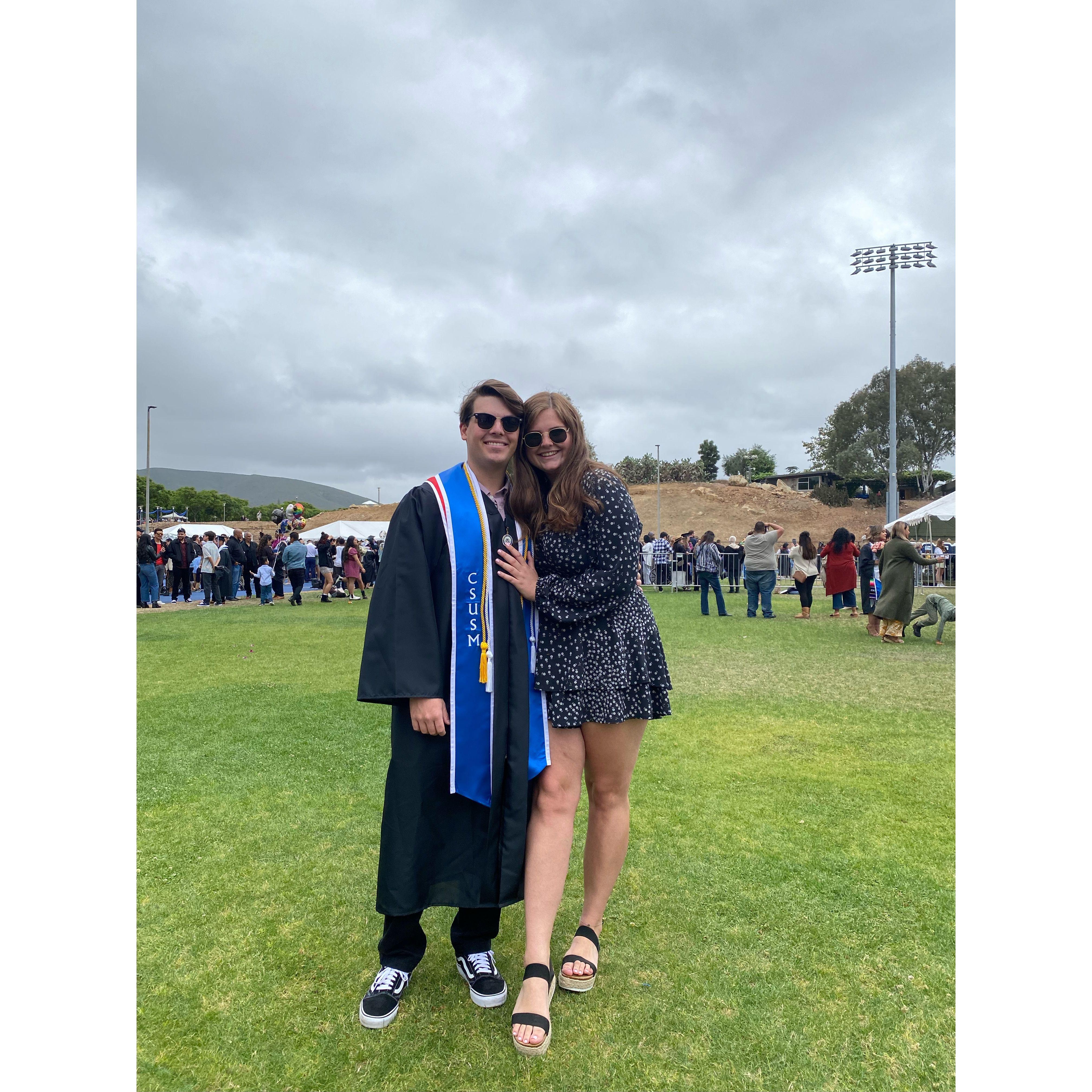G's undergrad graduation