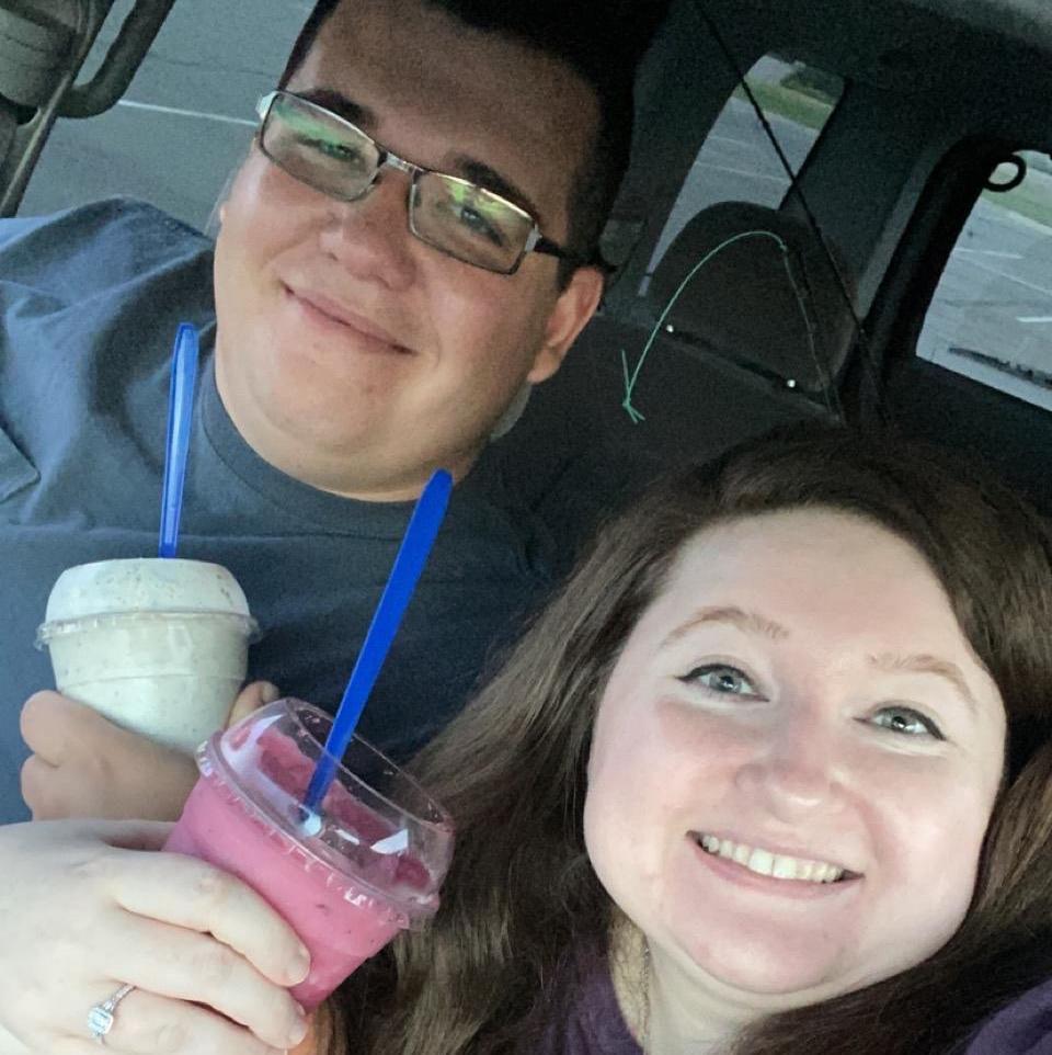 Newly engaged on 7/25/22!! Went out for winner’s ice cream!!