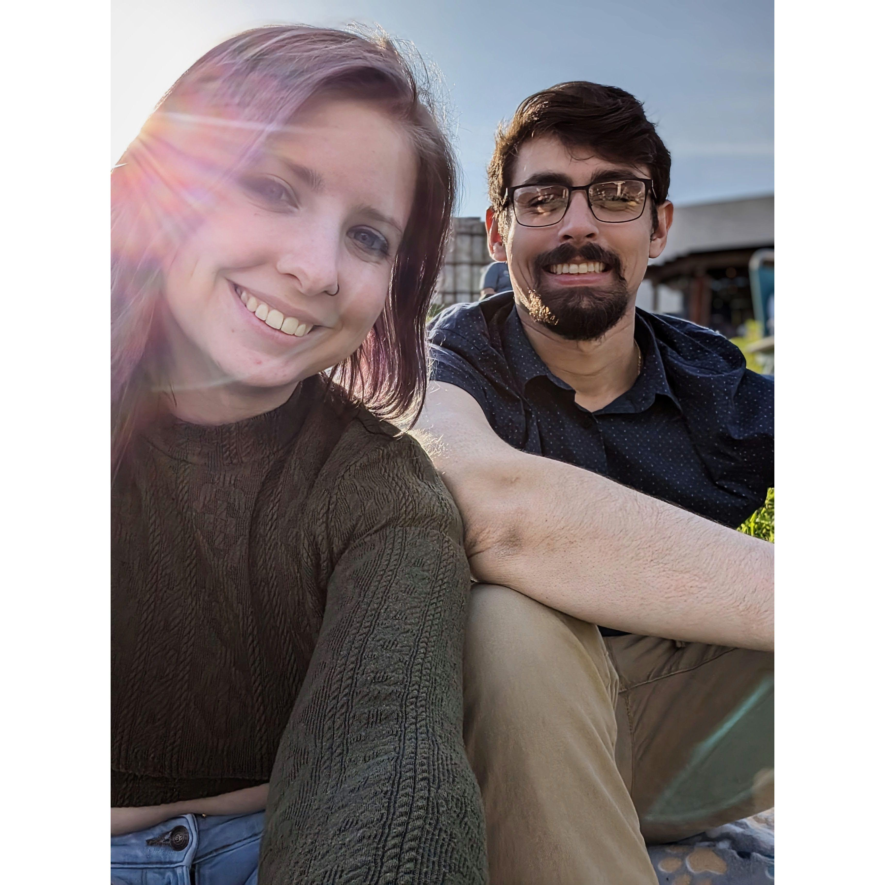Our first concert together. We saw Hozier and Isaac made fun of everyone there the whole time