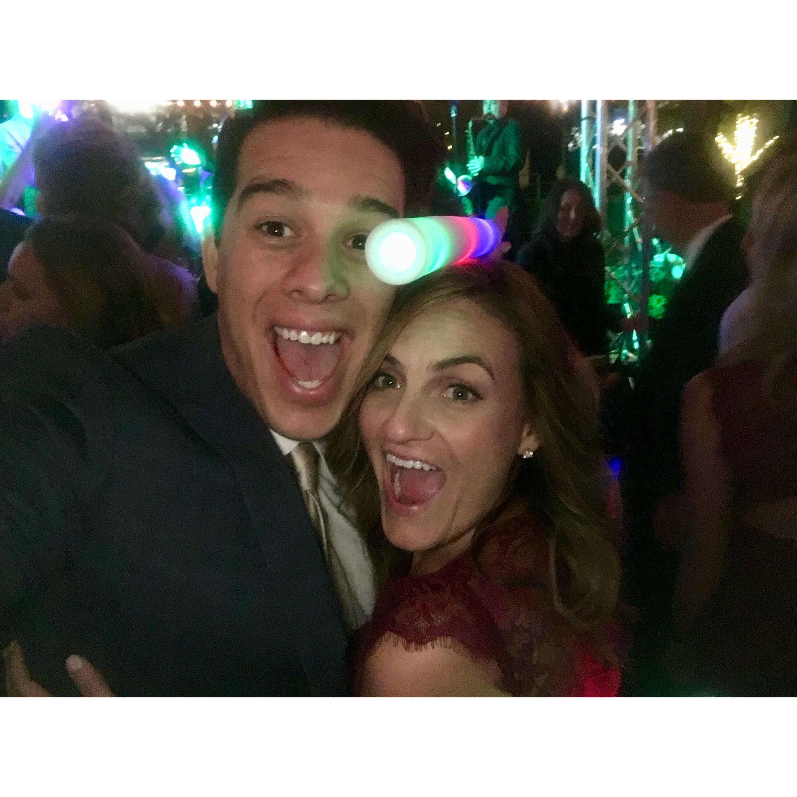 We will be first on the dance floor and the last off