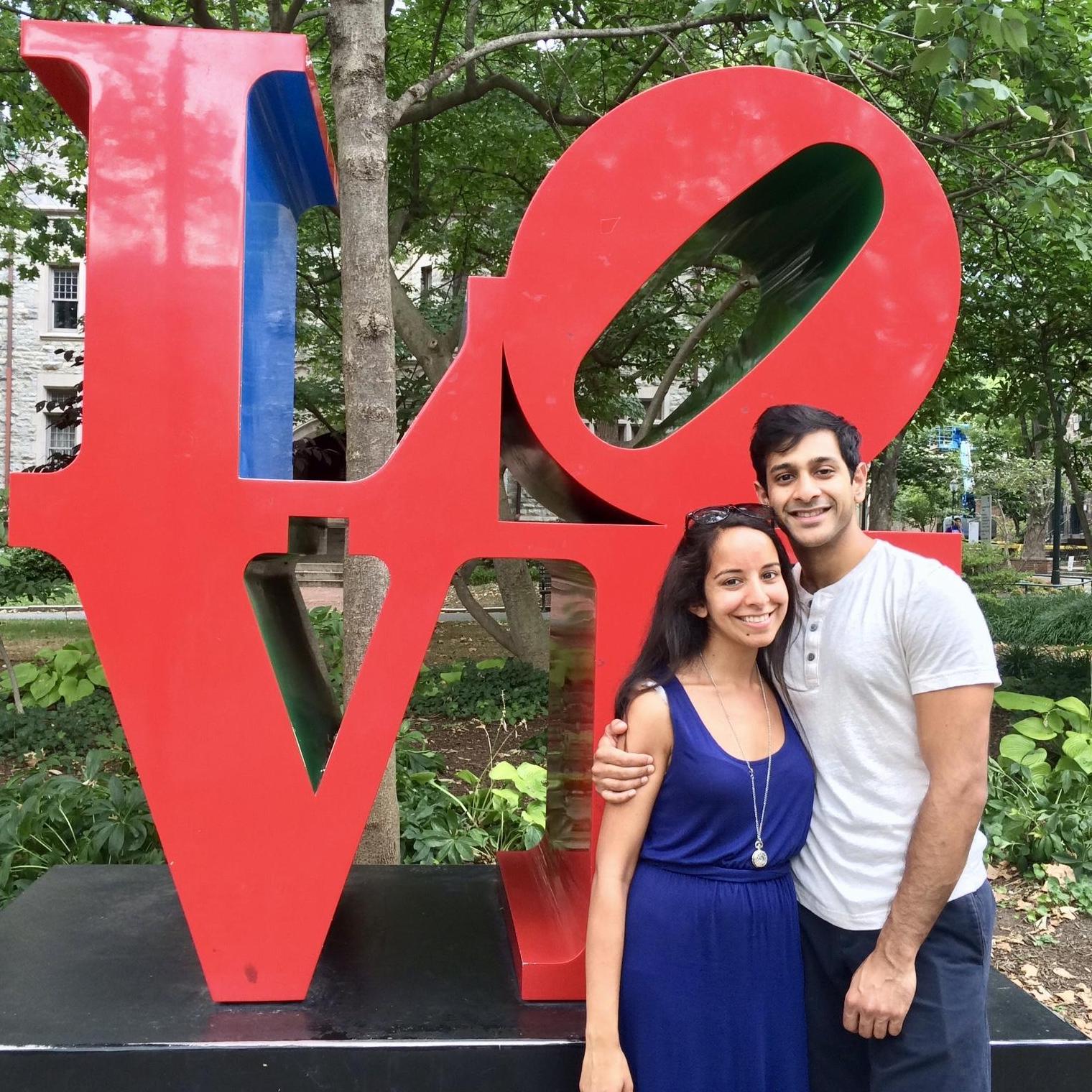 Our first jaunts in Philly together