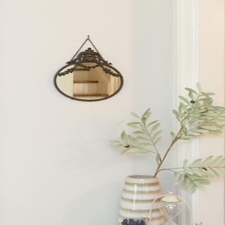 Wall Mirror with Decorative Chain