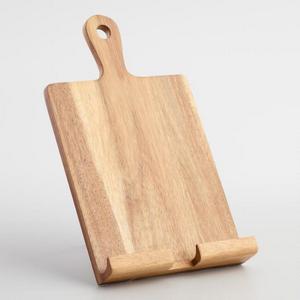 Rustic Wood Tablet and Cookbook Stand