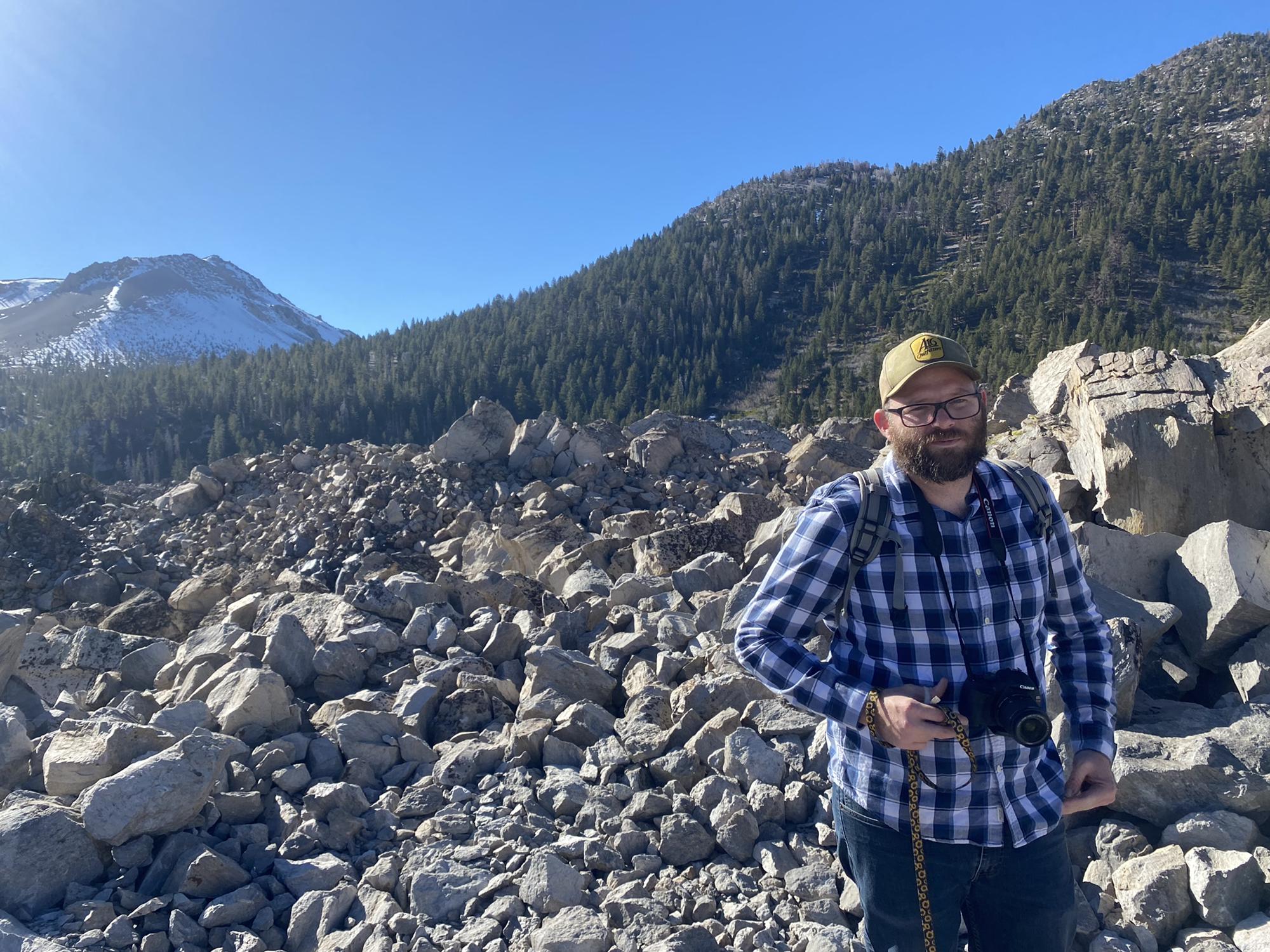 Thanksgiving 2021 - Neil at Obsidian Dome, Mammoths Lakes, CA
