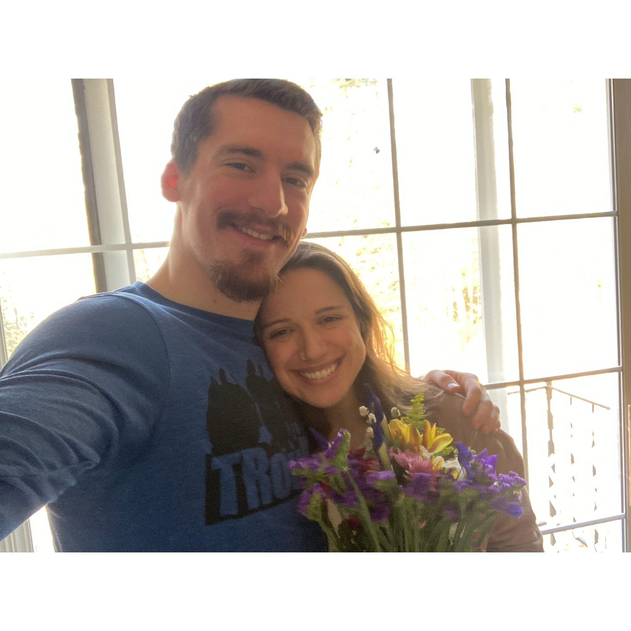 The first birthday we celebrated together.